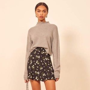 Reformation Flounce Mini Skirt in Giata